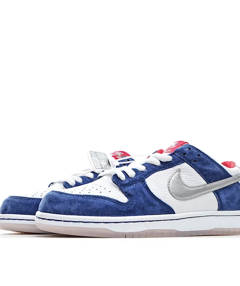 Nike SB Dunk Low Dark Blue and White