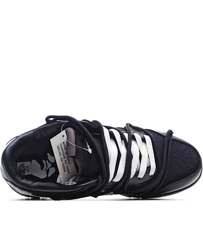 Nike 0ff-White x Nike Dunk Low Black Silver Purple