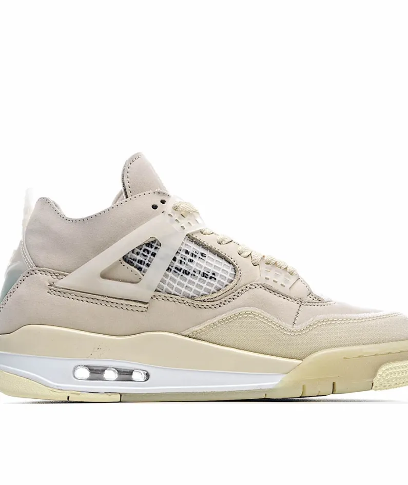 Off-White x Wmns Air Jordan 4 SP 'Sail'