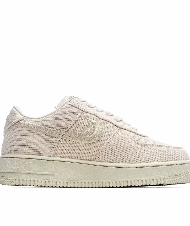 Stussy x Nike Air Force 1 Low Low Top Beige