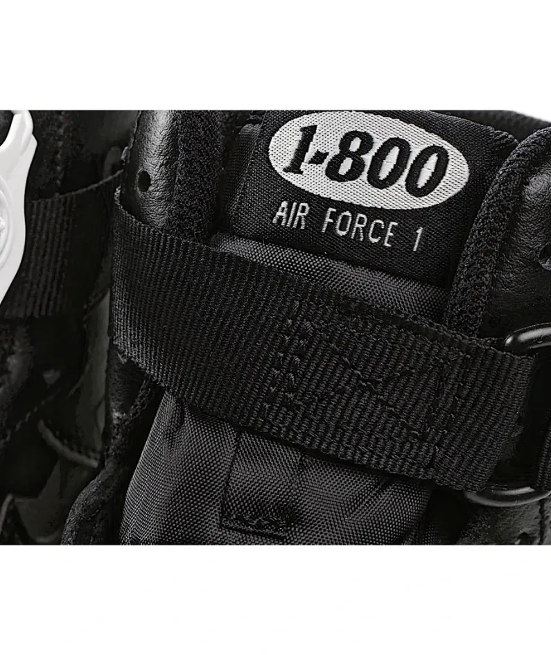 Nike Air Force 1 07 Premium Black Grey 3M Reflective