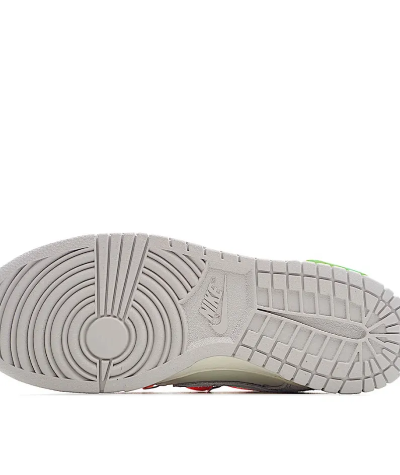 Nike SB Dunk OFF-WHITE Grey Orange Purple
