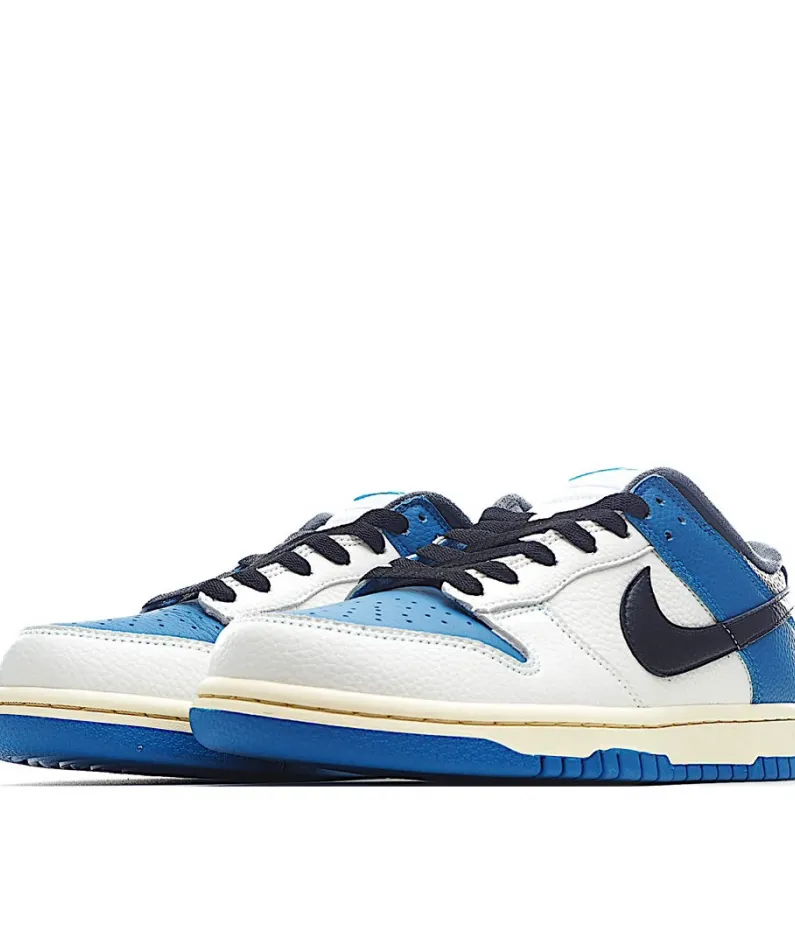 Nike SB Dunk Low White Blue Black Tick