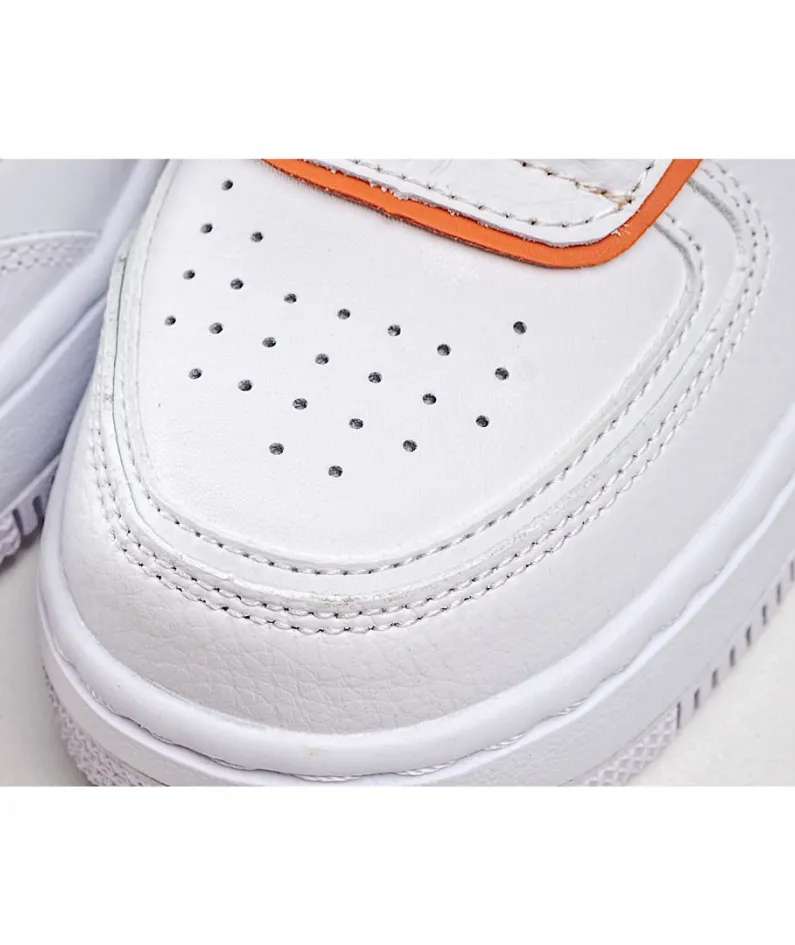 Nike WMNS Air Force 1 Shadow White Orange Orange Sneakers