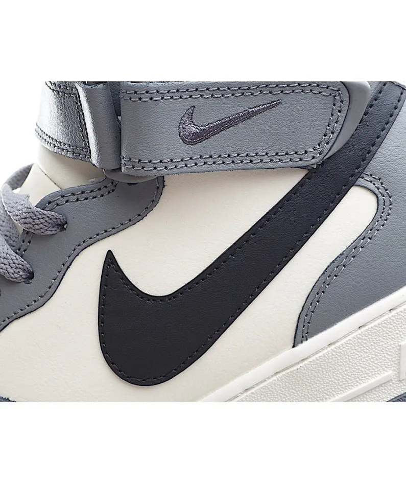 Nike Air Force 1 Off-White Black Mid-Top