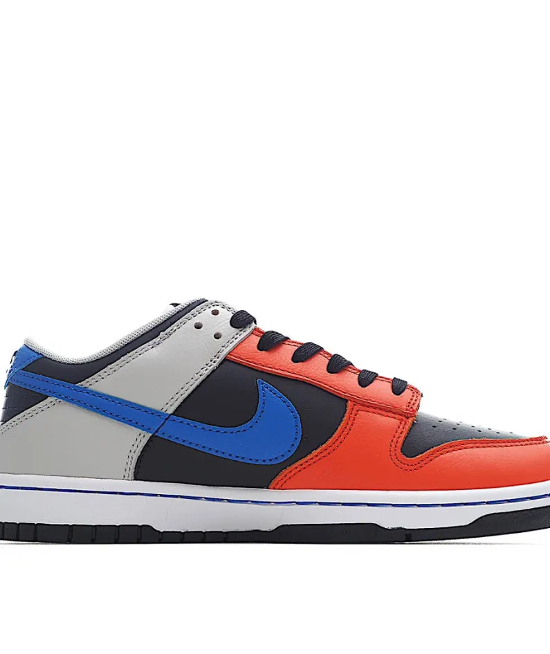 NBA x Nike Dunk Low EMB “Knicks” Black Blue Orange
