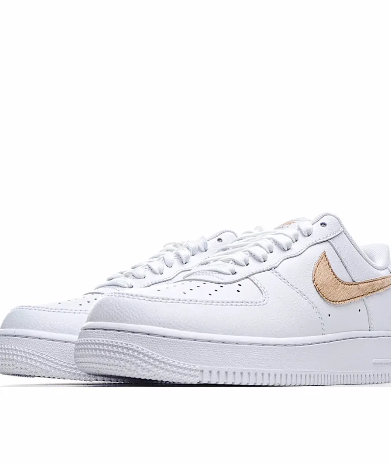 Nike Air Force 1 Low Low Top White Brown