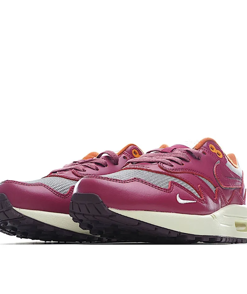 Patta x Nike Air Max 1 Running Shoe Wine Red
