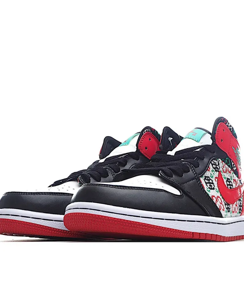 Air Jordan 1 Mid SE GS 'Ugly Christmas Sweater'