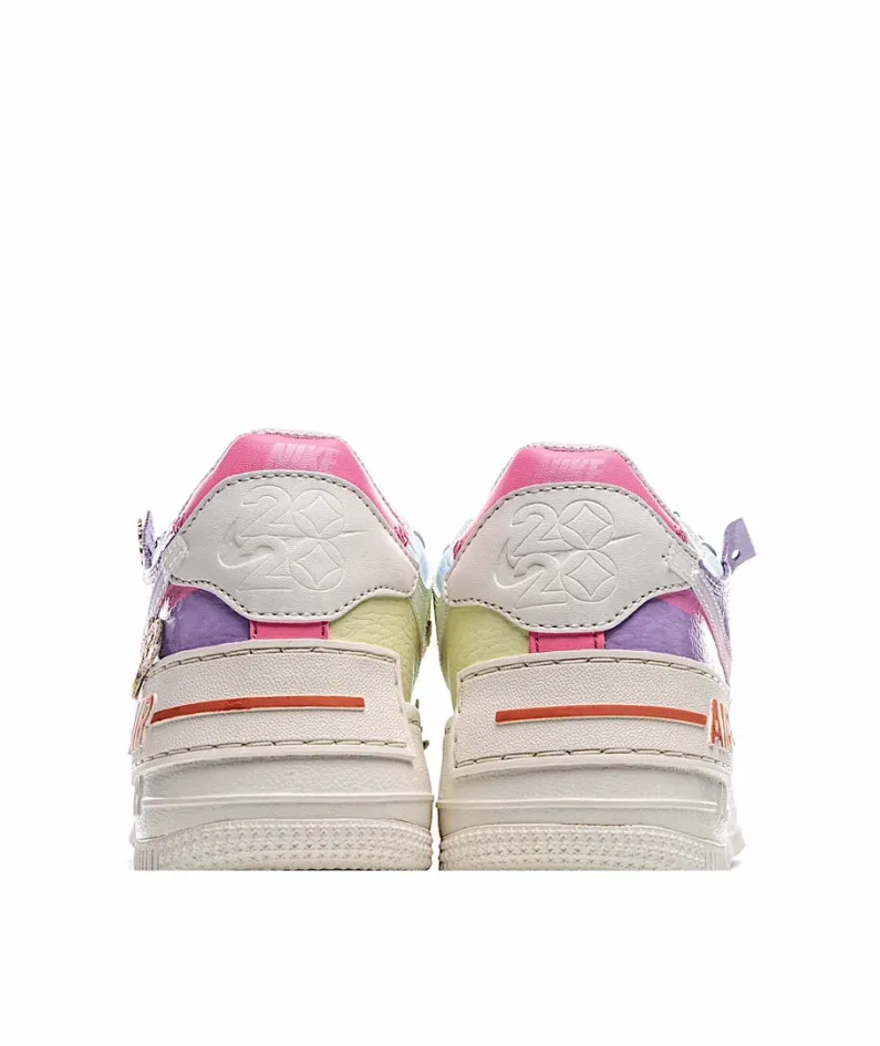 Nike Air Force 1 Shadow Blue, Purple, Pink, Green