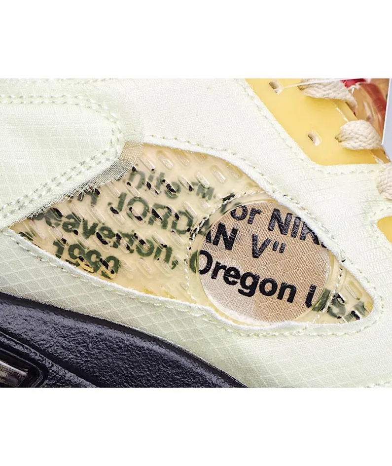 Off-White x Air Jordan 5 SP 'Sail'
