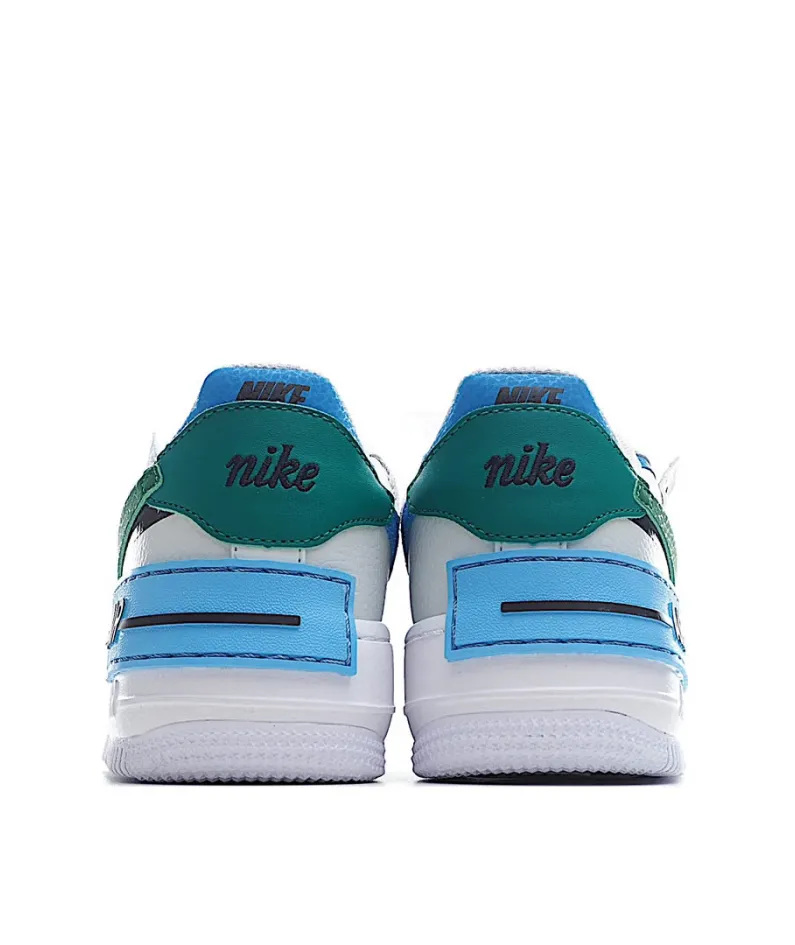 Nike Air Force 1 Shadow White Green Blue