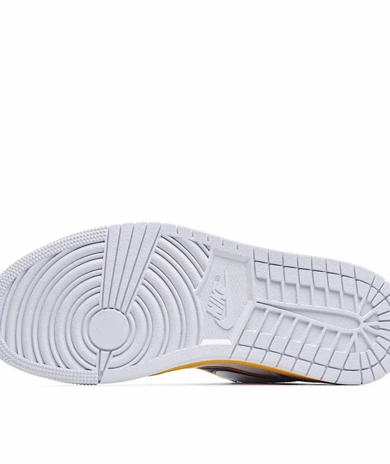 Air Jordan 1 Low Joe 1 Low Basketball Shoes Purple Gold Lakers