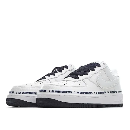 NikeUninterruptedNike Air Force 1" White Chalkboard Sneakers