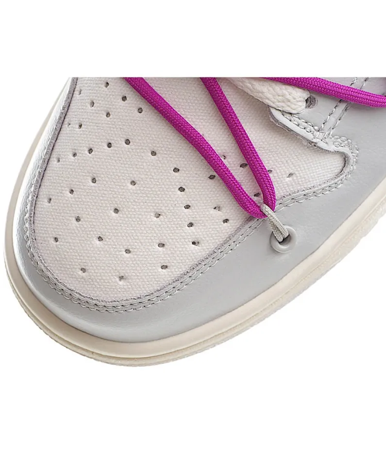 Off-White x Nk Dunk Low '12 of 50' OW Sneakers