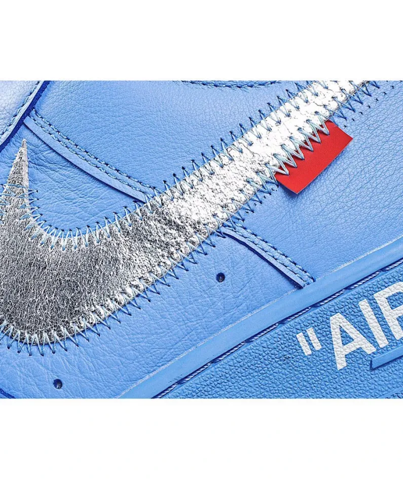 Nike Off White x Air Force 1 MCA Low Top Blue