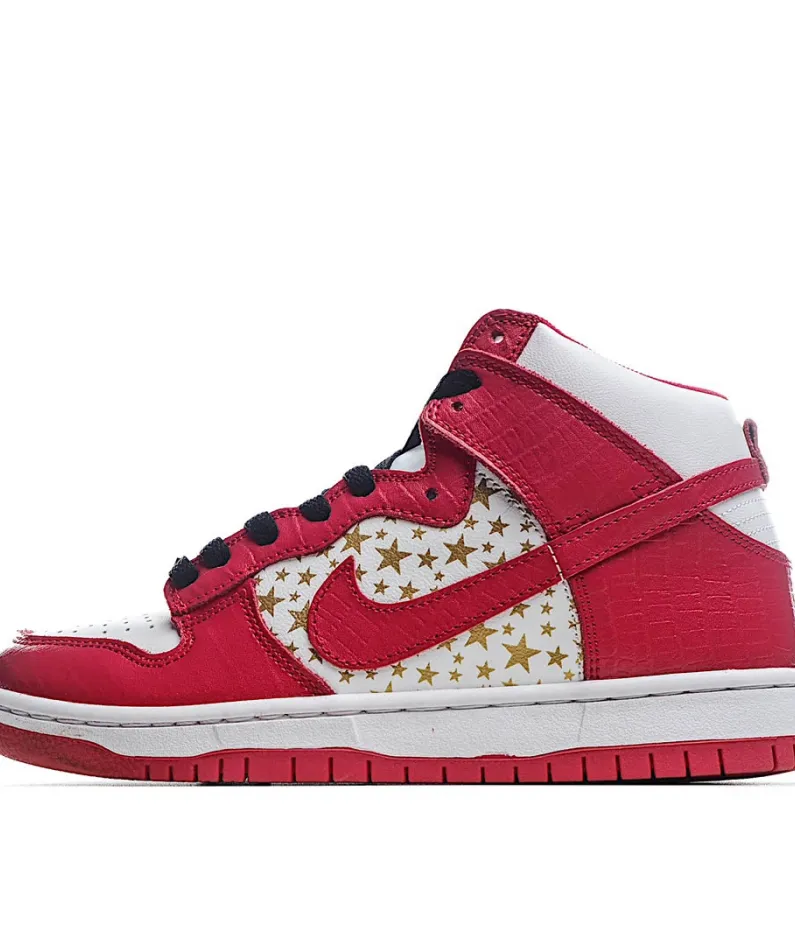 Nike SB Dunk High "Team Crimson" SB Sneakers