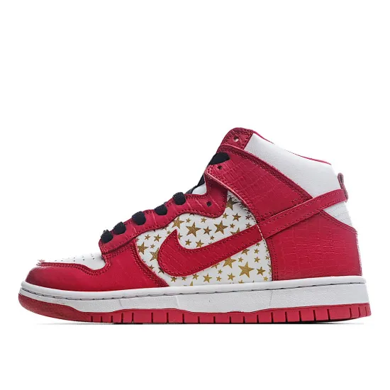 Nike SB Dunk High "Team Crimson" SB Sneakers