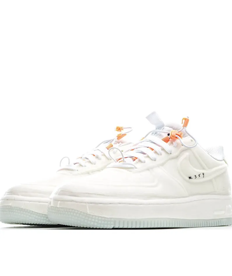 Nike Air Force 1 Experimental-Type N. 354 Sail Atomic Orange Low-Top Sneakers