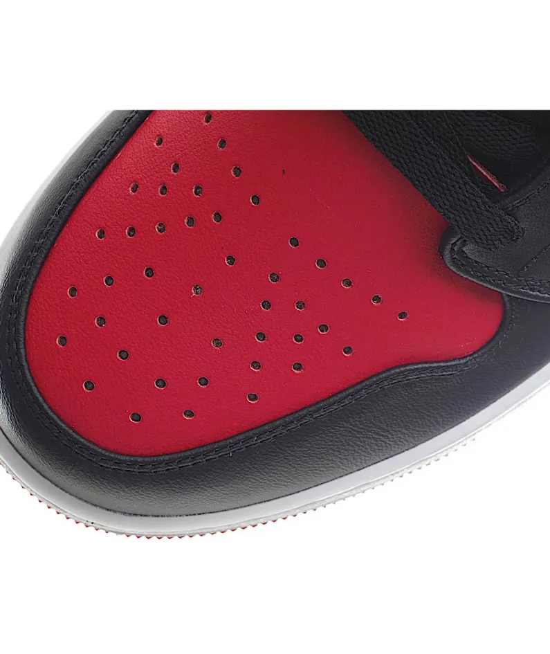  Air Jordan 1 Low GS 'Bred Toe'