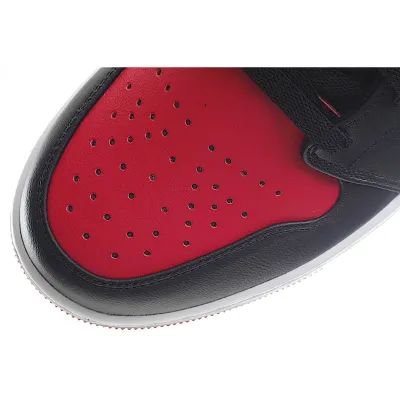  Air Jordan 1 Low GS 'Bred Toe'