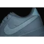 Nike Air Force 1 Low Top White and Blue Reflective