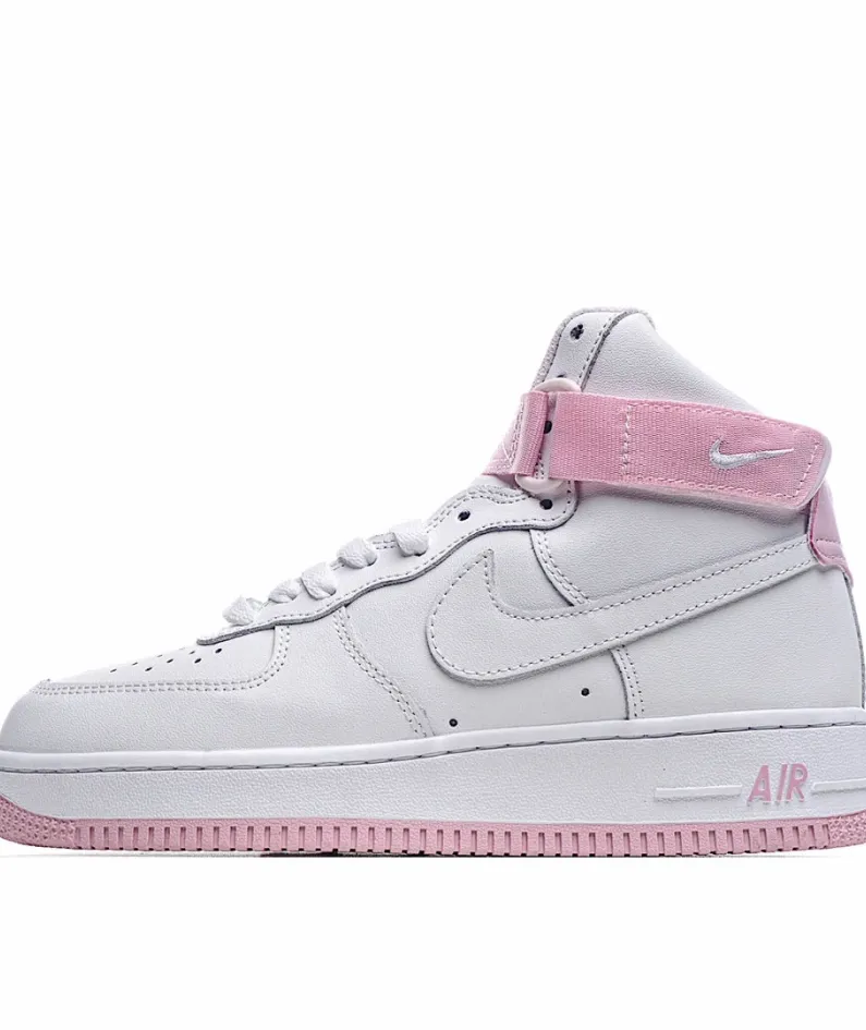 Nike Air Force 1 Mid High Top White Powder