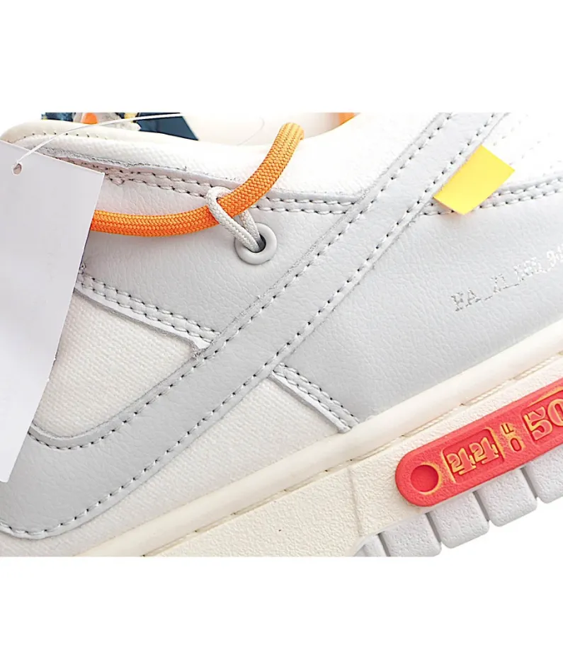 Off-White x Nike Dunk Low '12 of 50' OW Sneakers