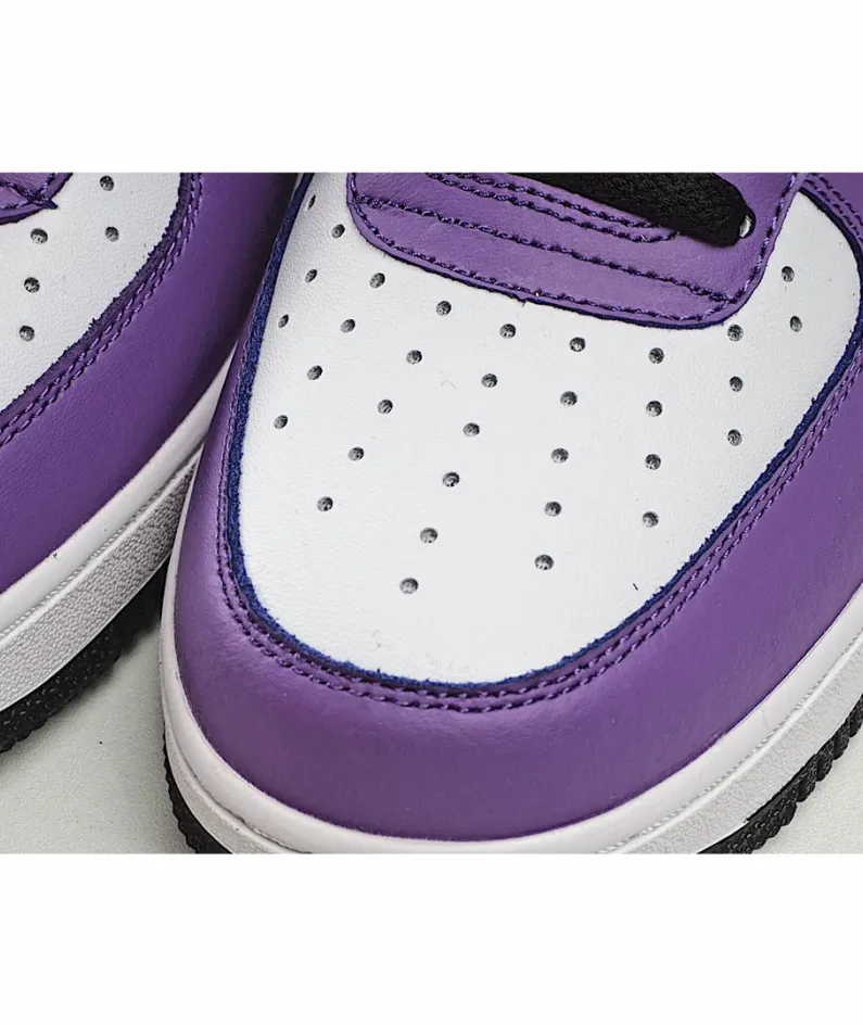 Nike Air Force 1' 07 Purple Gold White