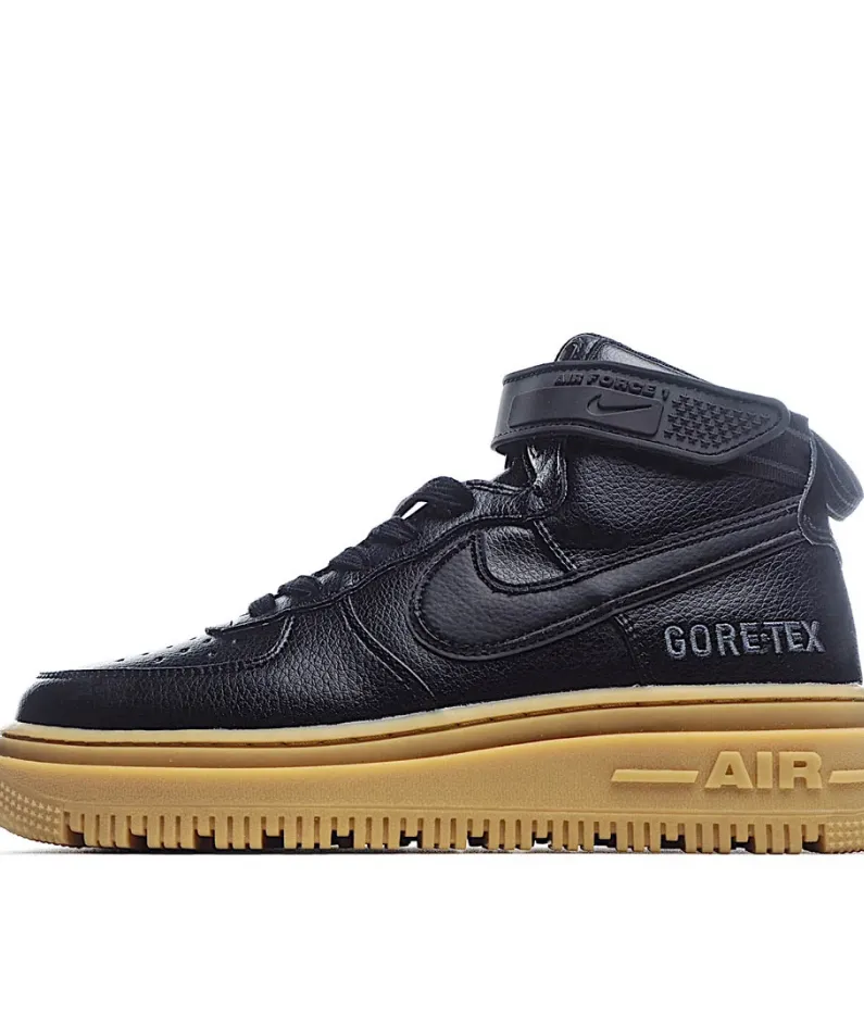 Nike Air Force 1 GORE-TEX Black and Brown High Top
