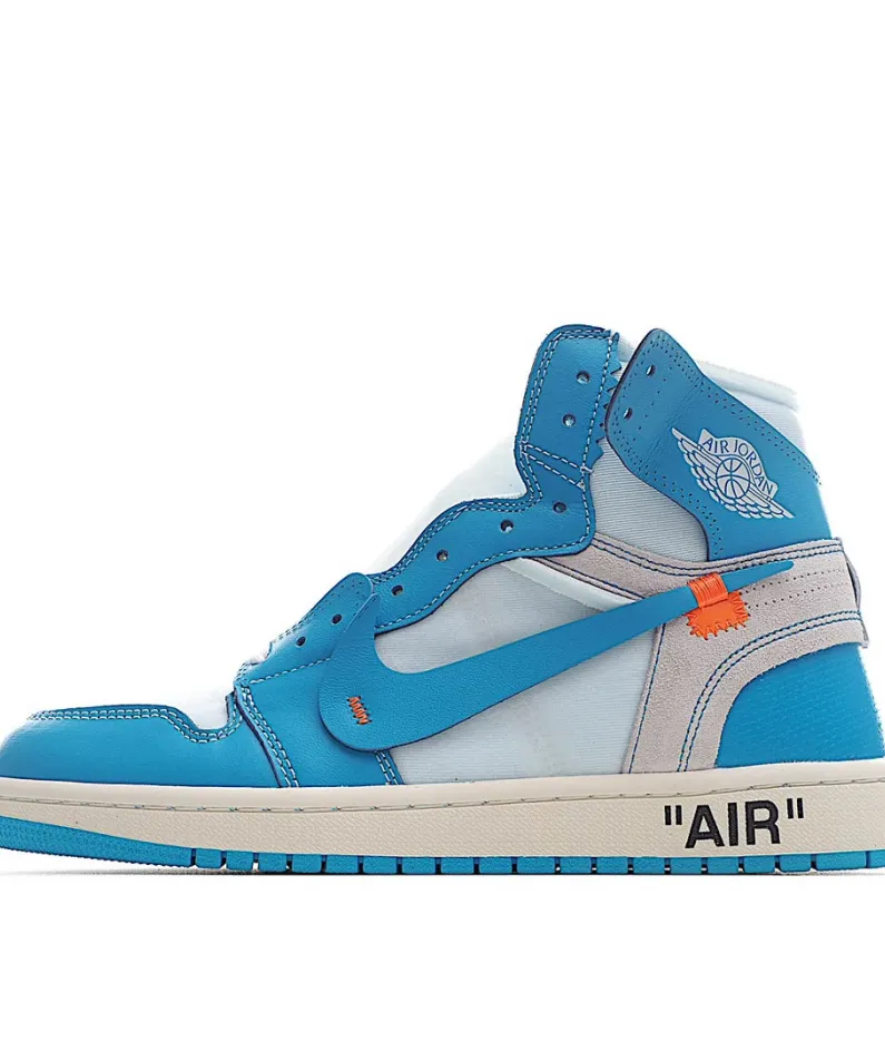 Off-White x Air Jordan 1 Retro High OG 'UNC' Sample