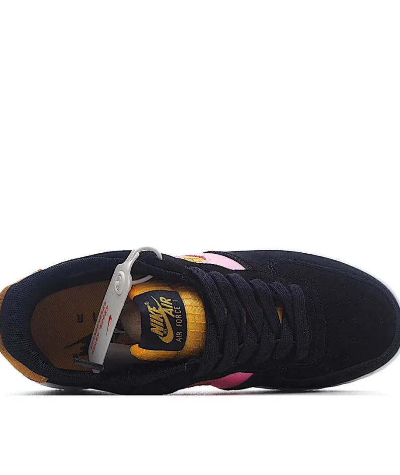 Nike Wmns Air Force 1'07 Black Pink Yellow