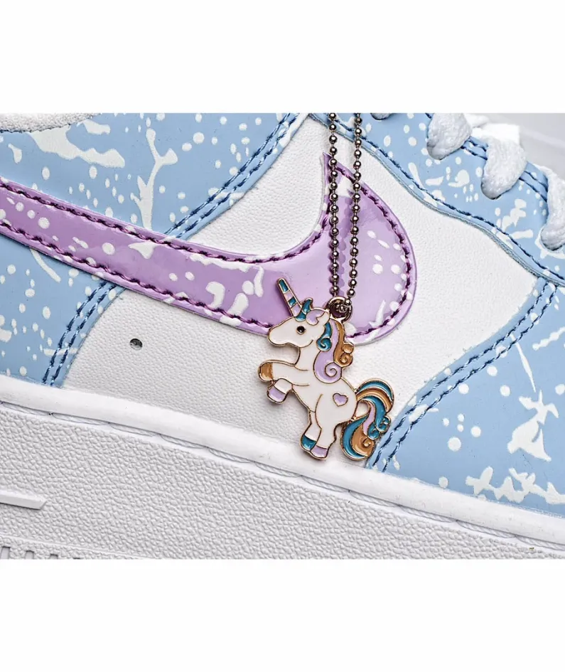Nike  Air Force1 Low White blue 