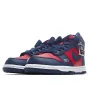 Supreme x Nike SB Dunk High "By Any Means" Red and Blue Sneakers