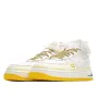 Uninterrupted Nike Air Force 1 Beige Mid-Top Sneakers