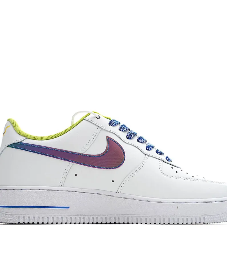 Nike Air Force 1 White Green Blue
