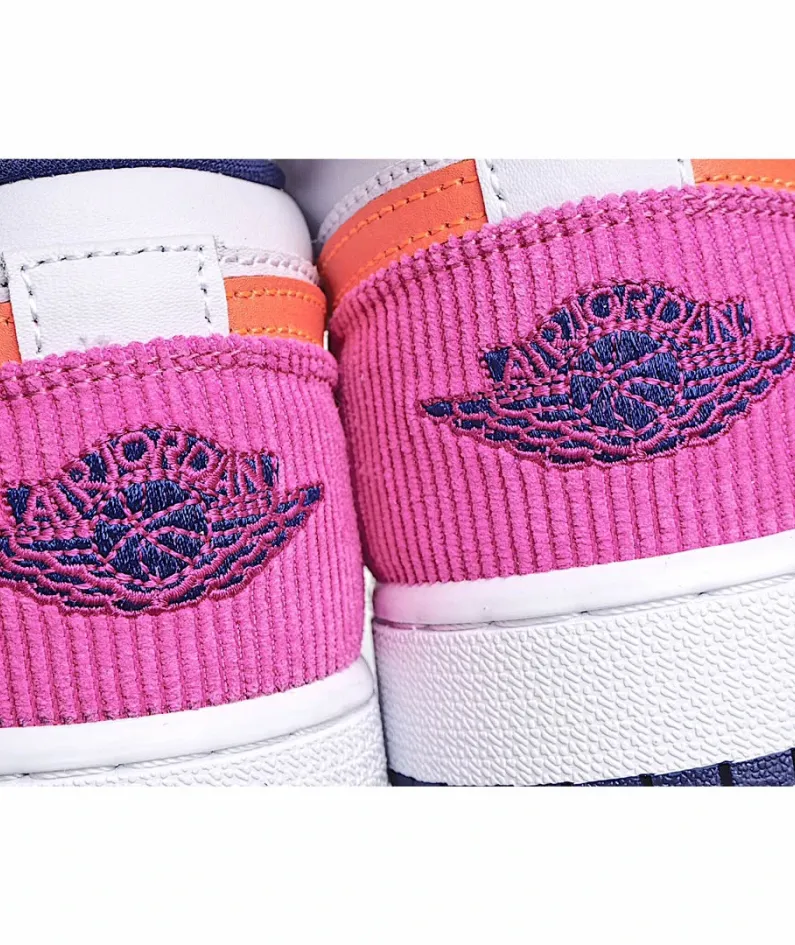 Air Jordan 1 Low GS 'Fire Pink Hyper Crimson'