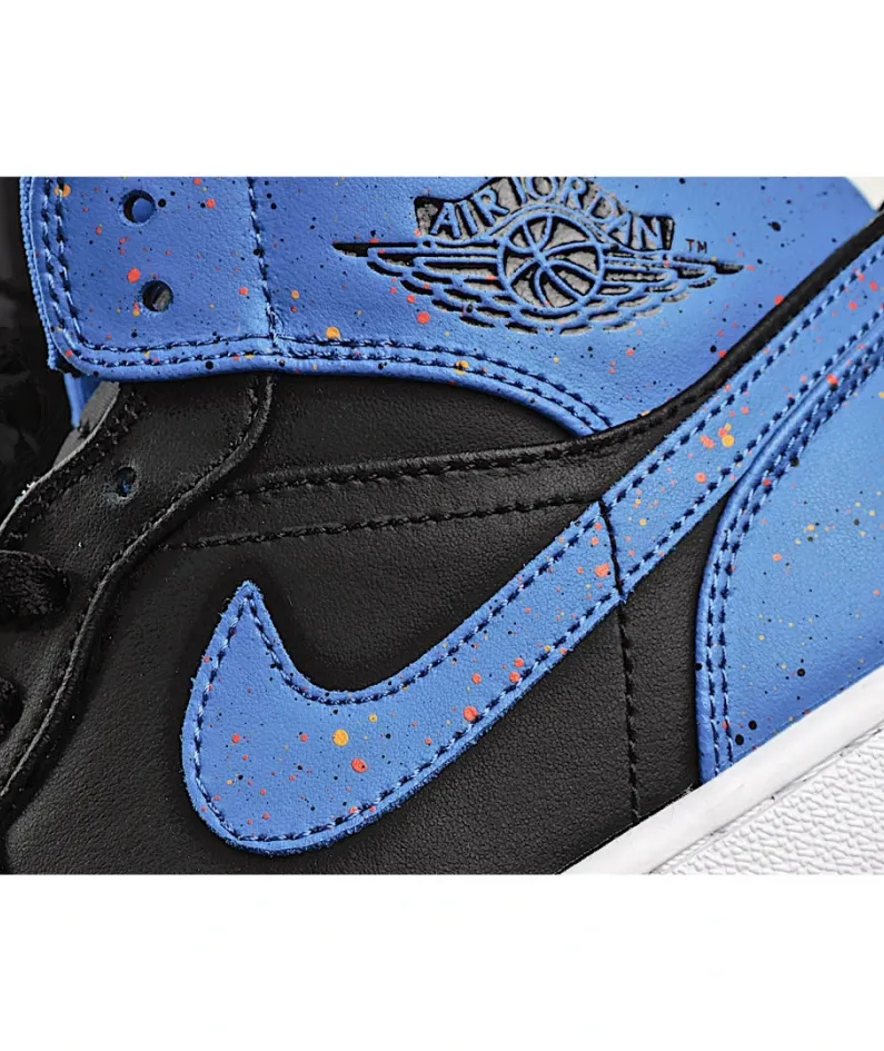 Air Jordan 1 Mid GS 'Paint Splatter'