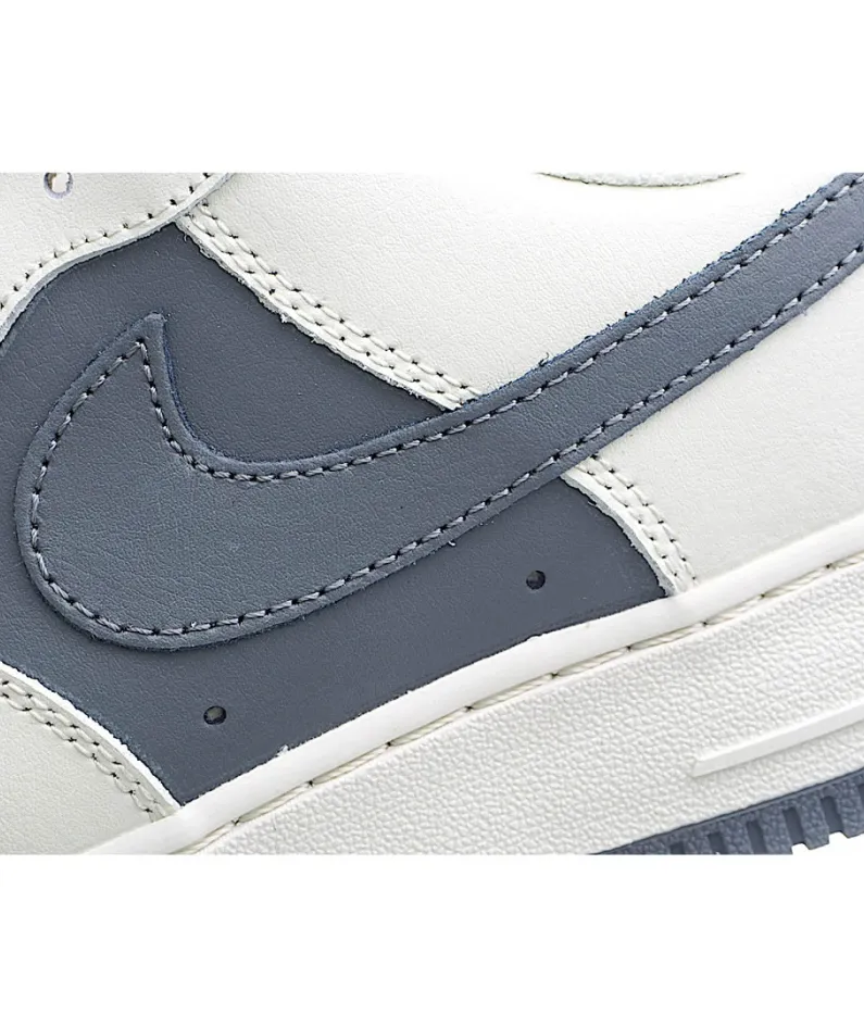 Nike Air Force 1 White and Grey Low Top