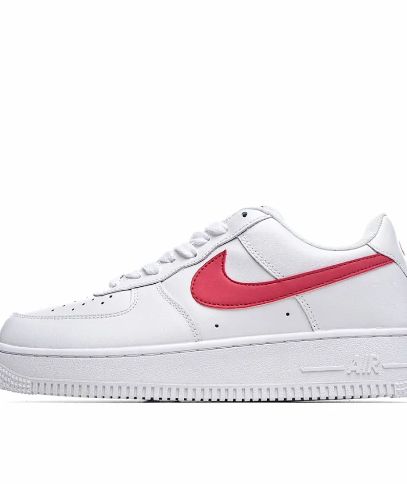Nike Air Force 1 Low Low Top White Red