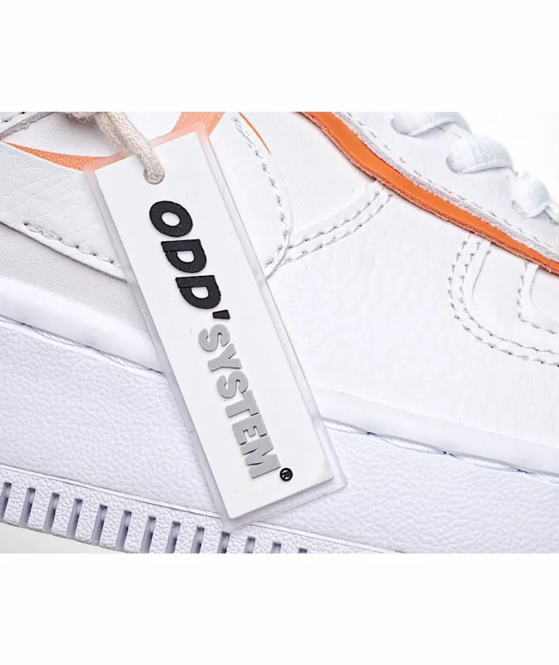 Nike WMNS Air Force 1 Shadow White Orange Orange Sneakers