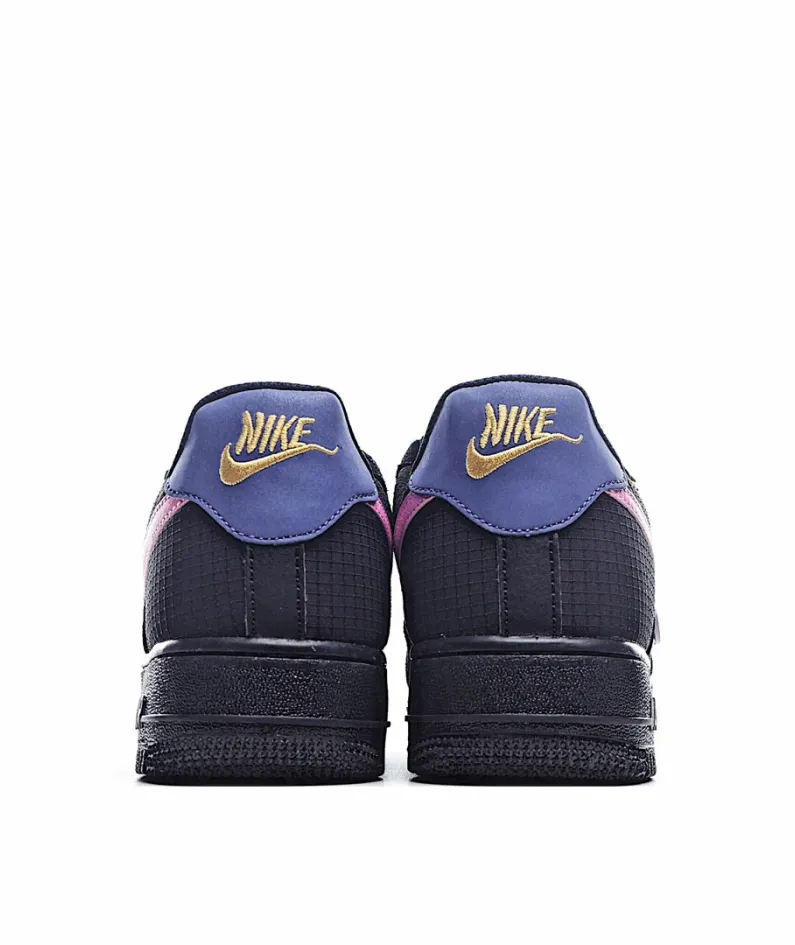 Nike Air Force 1 07 Black Powder Low Top 3M Reflective