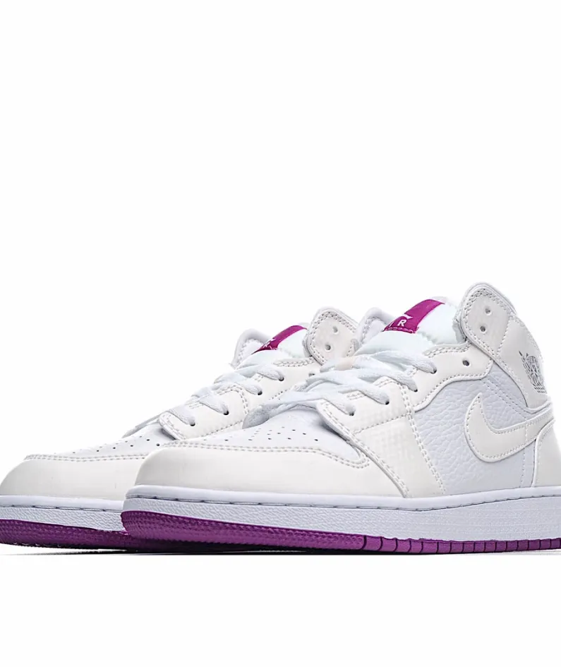 Air Jordan 1 Mid GG AJ1 Joe 1 Colorful Pink Chameleon Ultraviolet Temperature Change 555112-ID