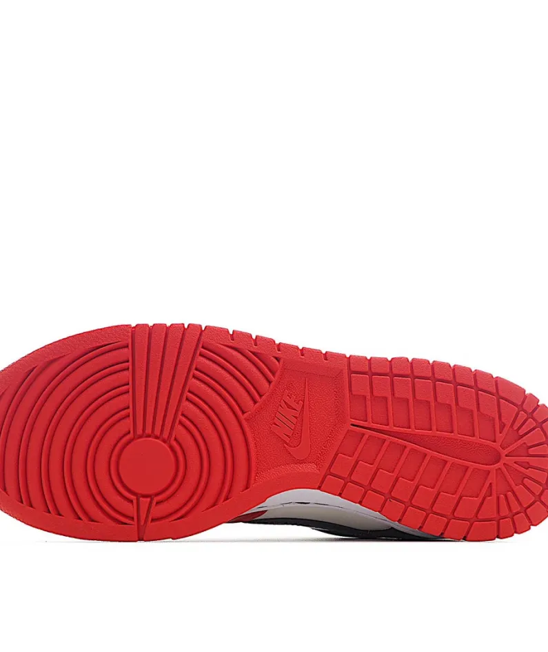 NBA x Nike Dunk Low EMB “Chicago” Black, White and Red