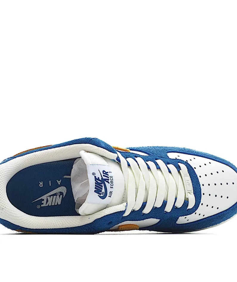 Nike Air Force 1 Blue and Yellow