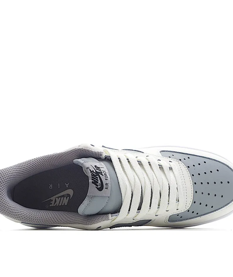Nike Air Force 1 Low White and Grey Sneakers