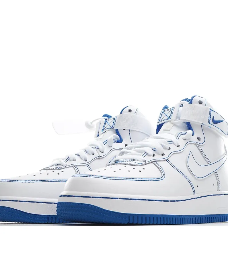 Nike Air Force 1 High '07 White and Blue High Top