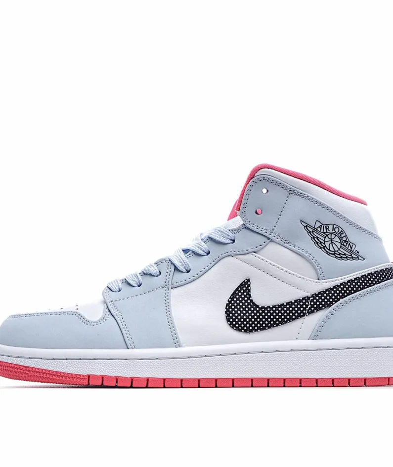 Air Jordan 1 Mid GS 'Half Blue'