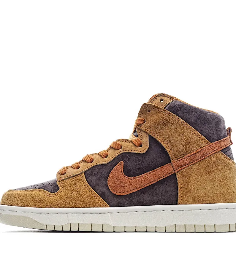 Nike Dunk High Dark Curry Yellow Black