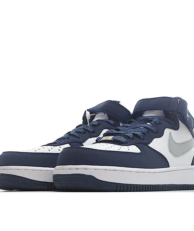 Nike Air Force 1 Mid07 Mid-Top Sneakers 3M Reflective Nike Air Force 1 Mid07 Mid-Top Sneakers 3M Reflective